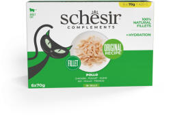 Schesir 24x70g Schesir Complements csirke aszpikban nedves macskatáp