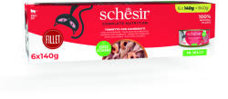Schesir Schesir Complete Nutrition Filet aszpikban 24 x 140 g - Tonhal & garnéla