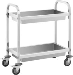 Royal Catering Tálalókocsi - 2 polc - 62, 6 x 33, 5 x 10 cm - 72 kg - Royal Catering (RCSW-102)