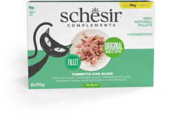 Schesir 24x70g Schesir Complements tonhal & alga aszpikban nedves macskatáp