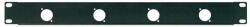 Proel RK4N Rack panel 4 XLR/SPEAKON hely, fekete, fém (RK4N)