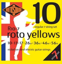 Rotosound R10-7 Nikkel 7 húros elektromos gitár húrkészlet, regular, 10 13 17 26 36 46 56 (R10-7)