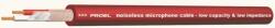 Proel HPC210RD Mikrofonkábel(2 x 0, 22 mm2), piros, PVC ? 6, 50 mm (HPC210RD)
