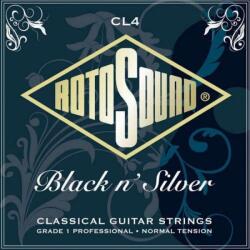 Rotosound CL4 Klasszikus gitár húrkészlet, fekete nylon/ezüst, normál feszítés (CL4)