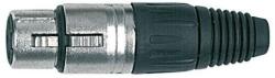 Proel XLR3FV XLR csatlakozó mama 3P nikkellel bevont alumínium, 3 pólusú (XLR3FV)