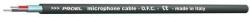 Proel HPC201BK Mikrofonkábel(2 x 0, 14 mm2), fekete, PVC ? 6, 00 mm (100m-es bund) (HPC201BK)