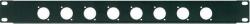 Proel RK8N Rack panel 8 XLR/SPEAKON hely, fekete, fém (RK8N)