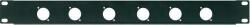 Proel RK6N Rack panel 6 XLR/SPEAKON hely, fekete, fém (RK6N)