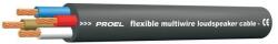 Proel HPC640BK Hangfalkábel fekete HPC640B 4x2, 5 mm (HPC640BK)
