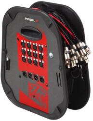 Proel EZBOX1204 Szerelt stage box, 12 IN, 4 OUT, 15 m hosszú kábel, rátekerhetõ dob (EZBOX1204)
