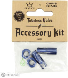 Peaty's Peatys x Chris King MK2 Tubeless Valve Service Kit, sötétkék