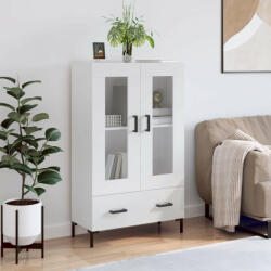 vidaXL magasfényű fehér szerelt fa magasszekrény 69, 5 x 31 x 115 cm (VD828302)