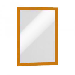 DURABLE Infókeret A4, XXL csomag, 10 db/doboz, Duraframe narancssárga (488209) (488209)