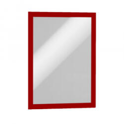 DURABLE Infókeret A4, XXL csomag, 10 db/doboz, Duraframe piros (488203) (488203)