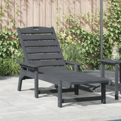vidaXL Napernyőző Világosszürke 53x162x98.5 cm HDPE (VD42006640)