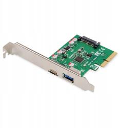 ASSMANN PCIe Usb 3.1 adapter 2 Usb 3.1 A és C típusú porttal Digitus DS-30225 (DS-30225)