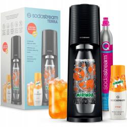 SodaStream Terra Fekete Mirinda Mpack Sodastream (TERRA Black MIRINDA Mpack)