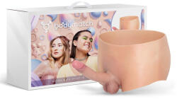 INTOYOU bodymatch szilikon boxer, integrált realisztikus dildóval (18 cm - világos bőrszín)
