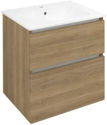 SAPHO EZARA 59 cm mosdótartó szekrény, cuneo tölgy EZ601-2525 (EZ601-2525)