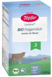 TOPFER Lapte praf Bio 3 de la 10 luni, 600g, Topfer - springfarma