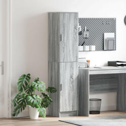 vidaXL Büfé Szekrény Szürke sonoma MDF Közepes Büfé szekrény (VD869335)