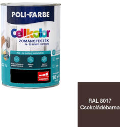 POLI-FARBE Poli-Farbe Cellkolor magasfényű zománcfesték RAL 8017 csokoládébarna 5 l