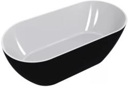Coloana Cada freestanding compozit Coloana Greenland 168x80.5 cm negru lucios (GL16880N)