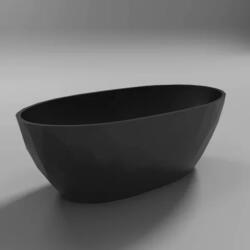 Coloana Cada freestanding Coloana Iolanda 170x75 cm acril negru (JL6815 negru)