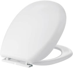 Eurociere Capac WC din polipropilena, Eurociere K2 Evo 1109, alb, inchidere sta (1109)