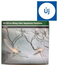  Garden meister GM3015 25 LED-es meleg fehér napelemes fényfüzér
