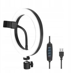 Logilink Led gyűrűs lámpa Logilink AA0151 20 cm fekete (AA0151)
