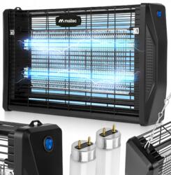 MalTec Masterkiller Megbízható Erős Elektromos 2 Csöves Szúnyogirtó, UV Lámpa, 20W, 3800V
