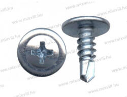 Koelner Opel csavar önfúró lemezcsavar 4, 2x16mm WFS Lapos nagyfejű horganyzott 1000db/dob 04172 (04172)