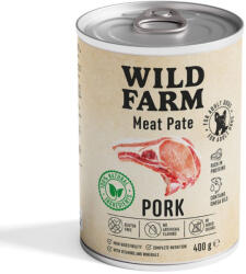  Wild Farm Wild Farm Pate sertéshús 3x400g gluténmentes kutyaeledel + BRIT PATE & MEAT CHICKEN 3x400g