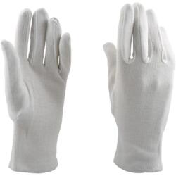 Prima Manusi Protectie Bumbac 100% Interlock, pentru Industria Alimentara si Farmaceutica, Albe, M (VTR-0317-M)