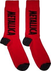 Metallica Stressed Logo Red 39-45 Zokni (METSCK01MR)
