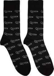 Queen Logo Repeat Mono Black 39-45 Zokni (QUSCK09MB)