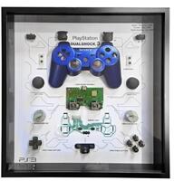 Gaming Refurbished PlayStation 3 Dualshock 3 Controller Shadowbox - Blue