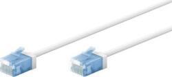 Goobay U/UTP Cat. 6a RJ45 Patch kábel 15m - Fehér (RB74302) (RB74302)