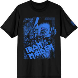 Iron Maiden Est. 1975 No Prayer Grave Blue Black S Ing (IMTEE207MB01)