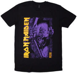 Iron Maiden Ing Est. 1975 No Prayer Grave Purple Unisex Black M (IMTEE208MB02)