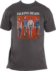 Talking Heads Ing Pixel Portrait Unisex Charcoal Grey S (TALKTS05MC01)