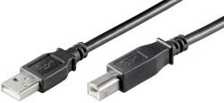 Goobay 68901 USB-A apa - USB-B apa 2.0 Adatkábel - Fekete (3m) (68901) (68901)