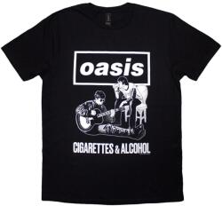 Oasis Cigarettes & Alcohol Illustration Mono Black S Ing (OASTS38MB01)