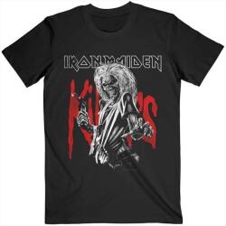Iron Maiden Ing Killers Eddie Large Graphic Distress Unisex Black L (IMTEE108MB03)
