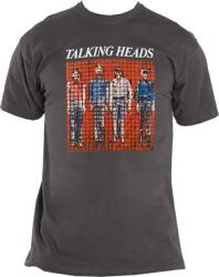 Talking Heads Ing Pixel Portrait Unisex Charcoal Grey L (TALKTS05MC03)