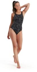 Speedo HyperBoom Allover Medalist női úszóruha 32 barna|fekete|szürke