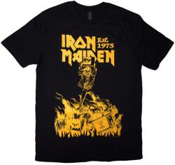 Iron Maiden Est. 1975 Holy Smoke Jumbo Yellow Black L Ing (IMTEE199MB03)