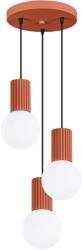 Sollux Halo függőlámpa 3x8 W fehér-piros SL. 1730