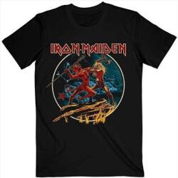 Iron Maiden Ing Number Of The Beast Run To The Hills Circular Unisex Black S (IMTEE142MB01)